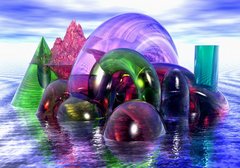 Candy Glass Island By apiannini